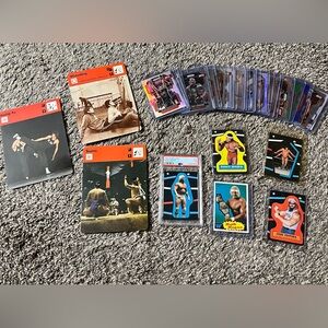 Hulk Hogan wrestling card lot